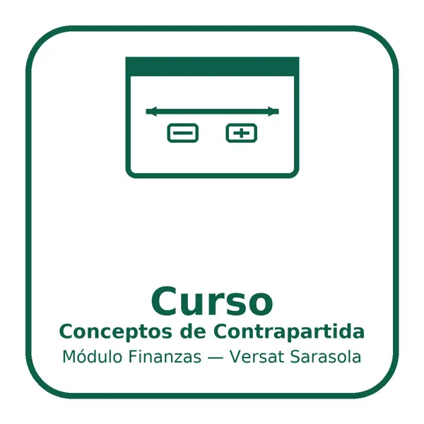 Conceptos de Contrapartida – Módulo Finanzas (Versat Sarasola)