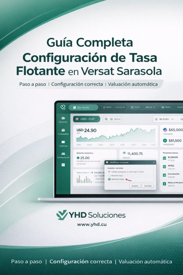 Guía Completa de Configuración de Tasa Flotante en Versat Sarasola